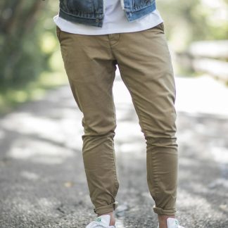 Izabella Men's Straight Fit Chino Pants — Cotton Twill